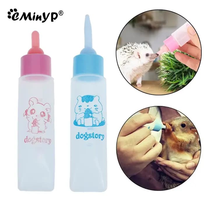Biberon de lait pour animaux de compagnie, tétine en Silicone pour bébé Hamster, nouveau-né, chat, b