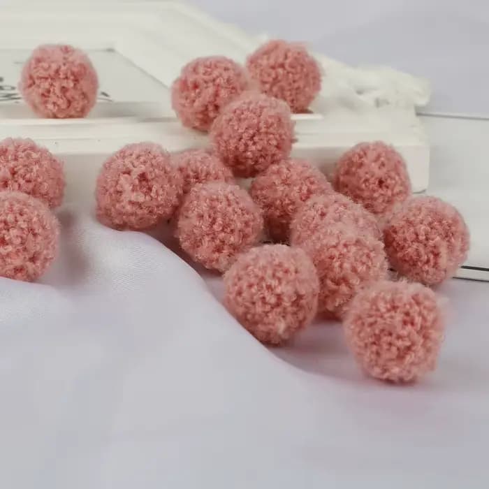 Pompon doux 15/20mm, 10 pièces/lot, peluche moelleuse, artisanat, boule de fourrure, décoration de m