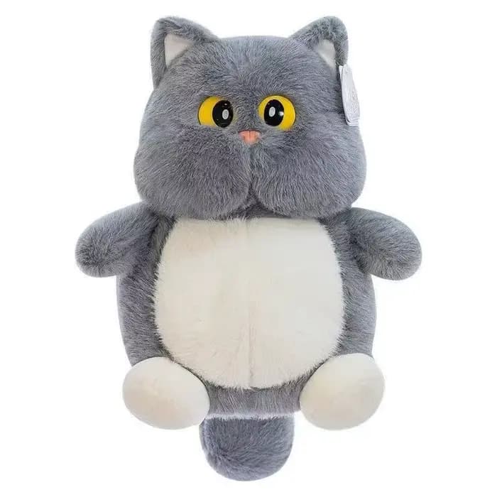 Jouet en peluche chat de 25cm, nouveau Style, avec nœud et grands yeux aquisis, poupée chaton pouvan