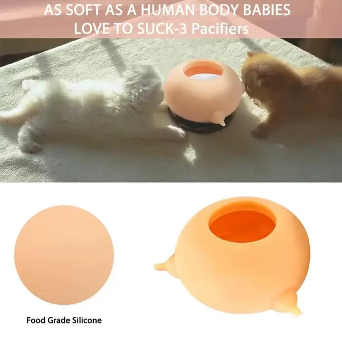 Mangeoire à lait bionique pour animaux de compagnie, 150ml, de qualité alimentaire, en silicone, pou