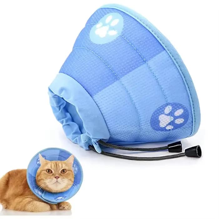 Collier conique réglable pour chat, doux, Anti-morsure, protection Elizabeth, chirurgie pour chat et