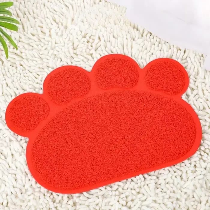 Nouveau Tapis de Litière pour Chat, Tapis de Repas pour Animaux, Anti-Salissure, Anti-Glisse, Coussi