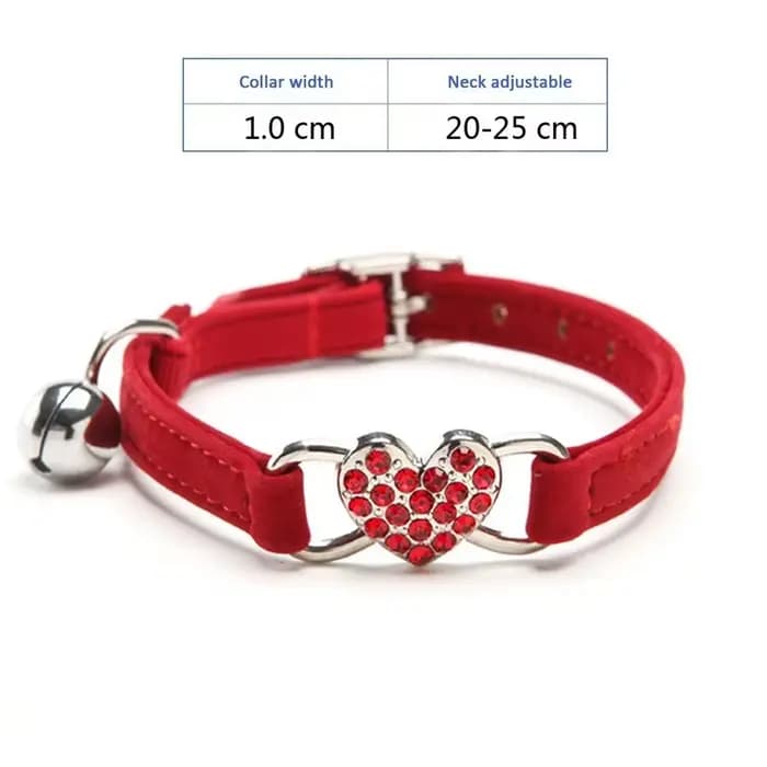 Collier pour chat avec cloche, pour sangle de chat, collier pour chaton, collier pour chien détachab