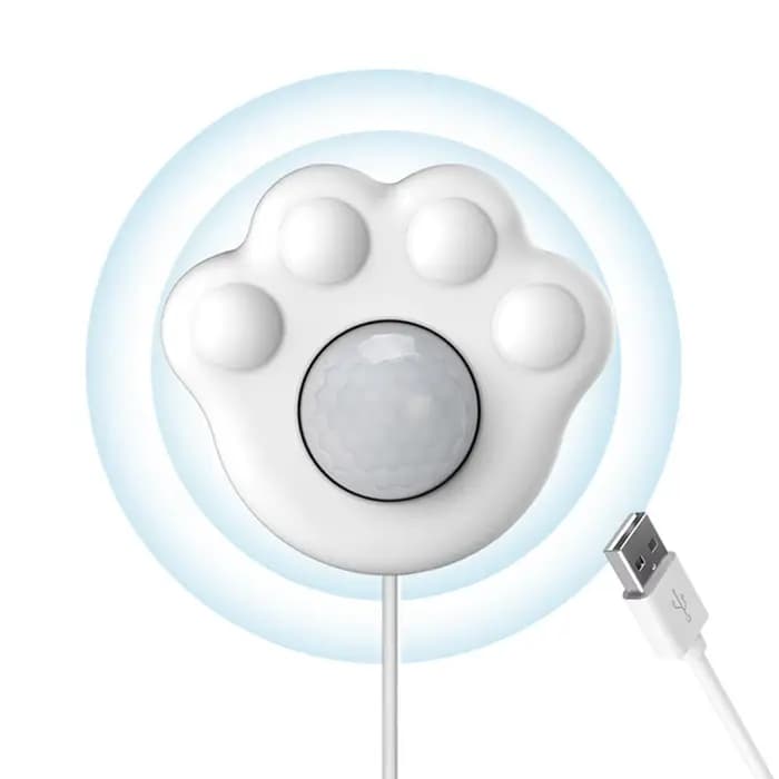 Joli à capteur de mouvement en forme de patte pour distributeur d'eau automatique pour animaux de co