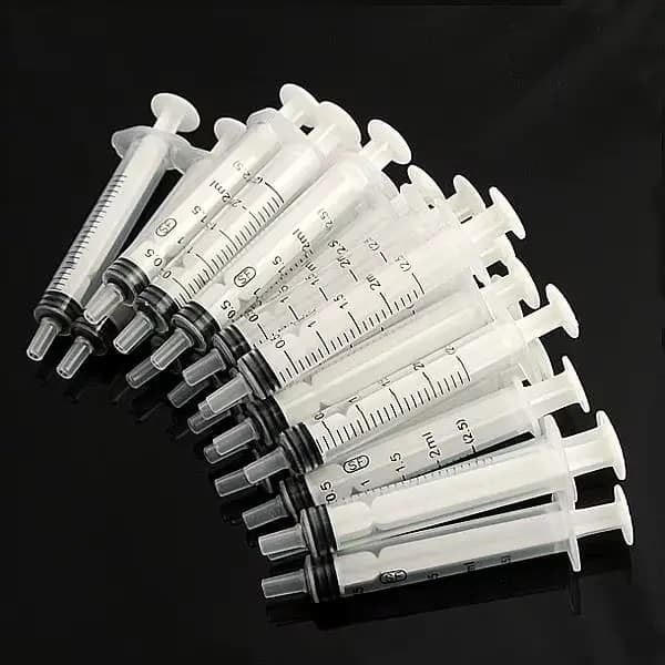 Seringue à nutriments liquides de 2.5ml, outils de mesure réutilisables, seringue en plastique pour 