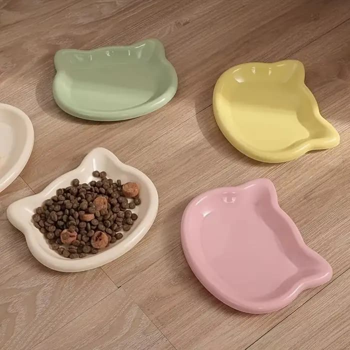 Bol pour chat en forme de chat mignon