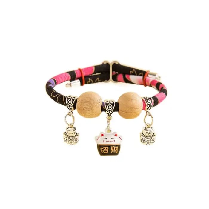 Collier anti-insectes naturel en bois de canhre