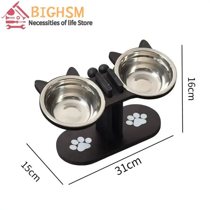 Bols pour chat plat surélevé
