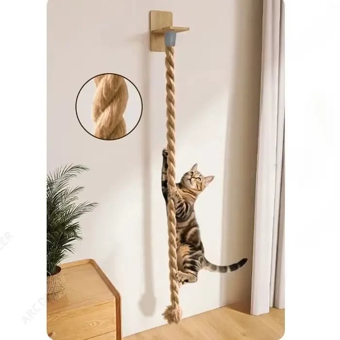 Échelle murale en sisal pour chat