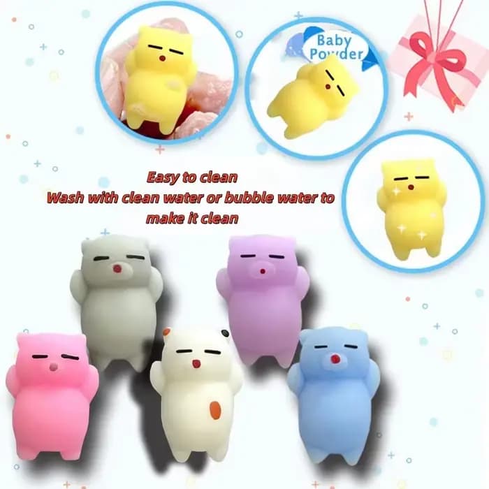 Jouets à presser chaton