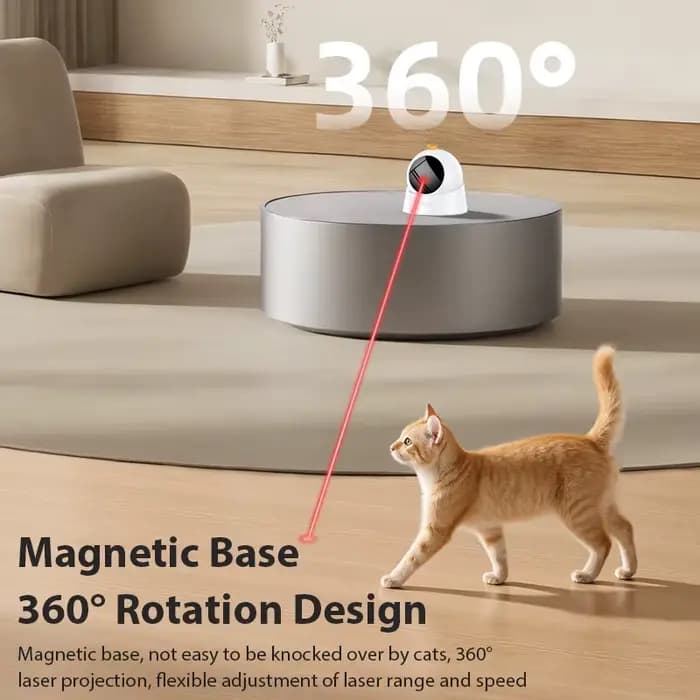 ROJECO automatique chat Laser jouet Interactif Mode réglable électrique