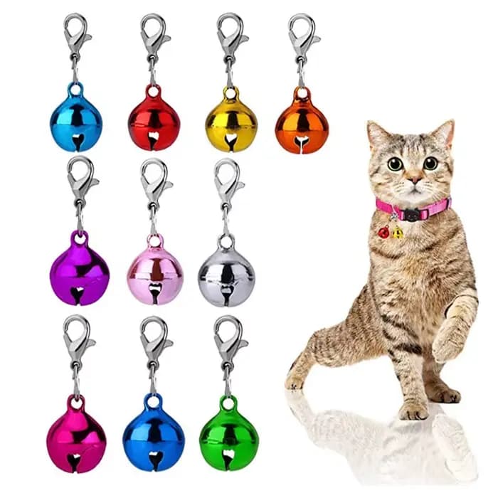 10 clochettes pour collier d'animal
