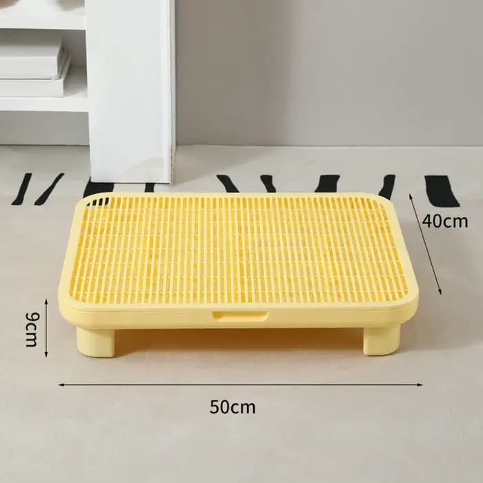 Tapis anti-éclaboussures double couche en PP pour litière de chat