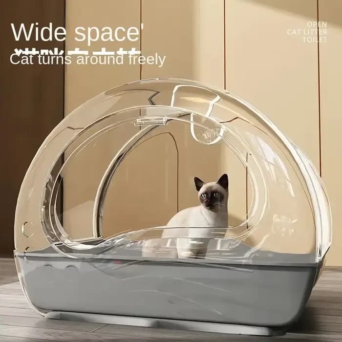 Bac à litière pour chat Type de tiroir entièrement fermé bac à litière pour chat anti-éclaboussures et isolation des odeurs toilettes pour chat bac à litière pour chat Extra Large