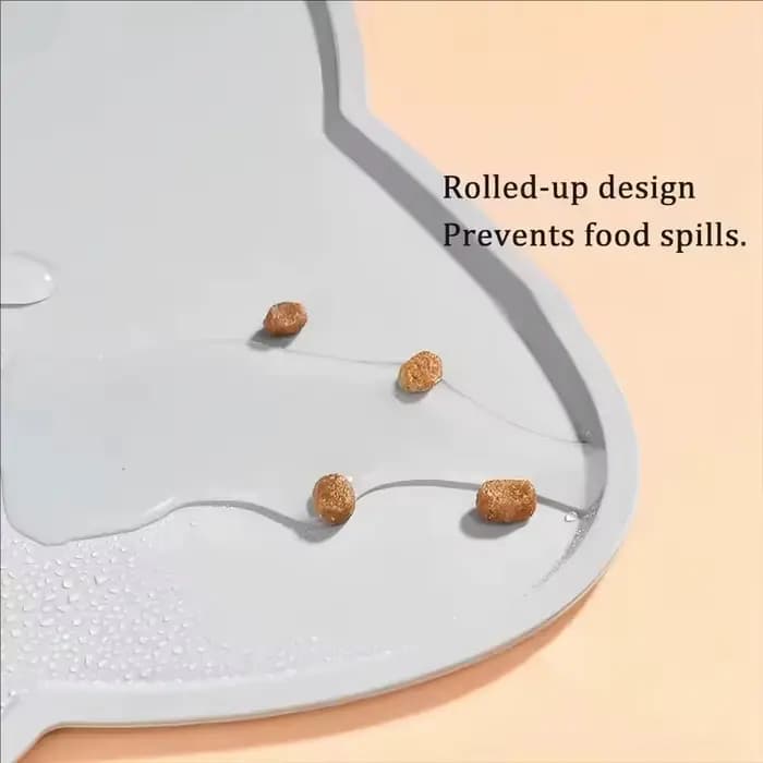 Tapis d'alimentation antidérapant en Silicone pour animaux de compagnie