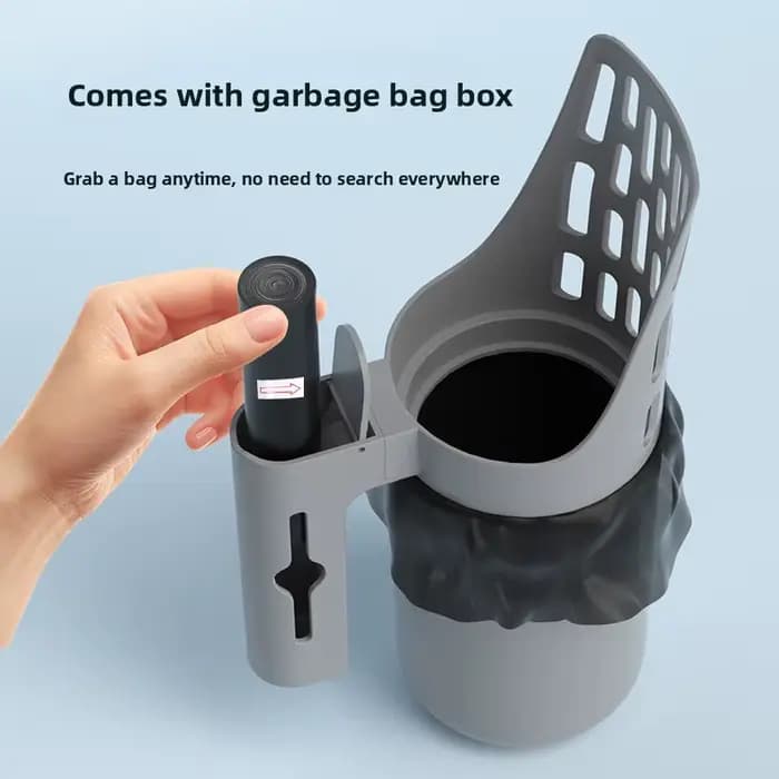Pelle à litière, poubelle pour nettoyer les excréments de chat