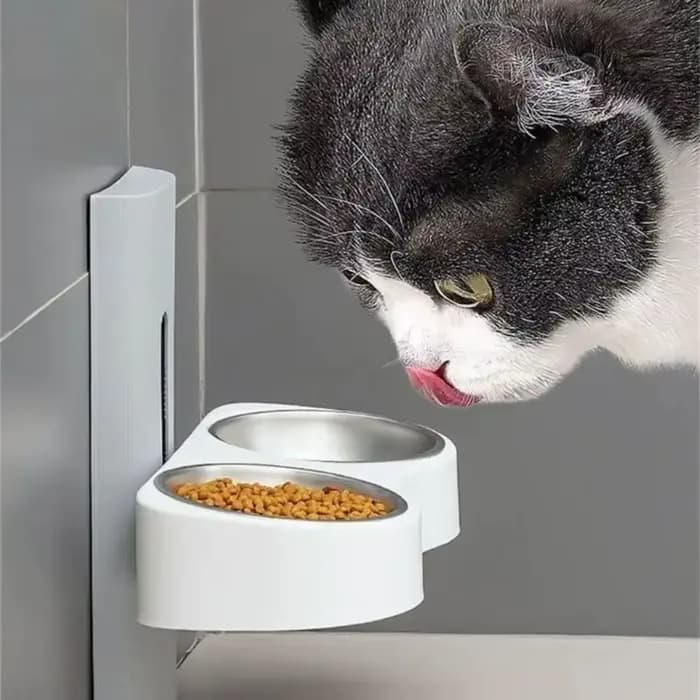 Bol d'arrosage mural pour chats