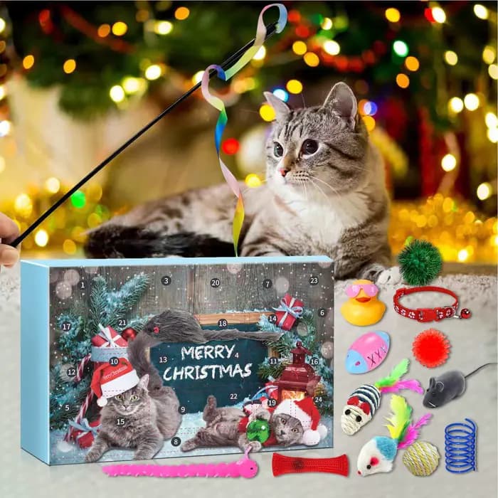 Calendrier de l'avent jouet pour chat 2025