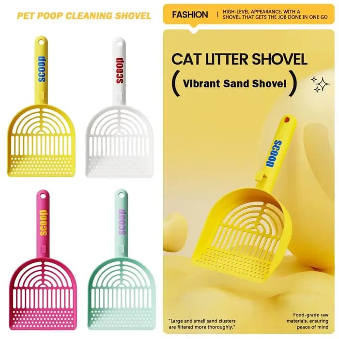 Pelle à litière pour chat en plastique
