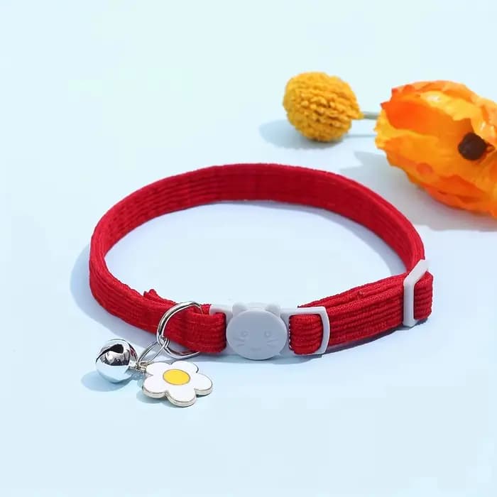 Collier réglable pour chat avec clochette
