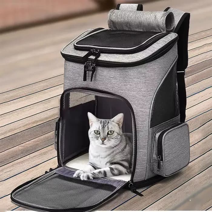 Sac à dos de transport respirant pour animaux de compagnie