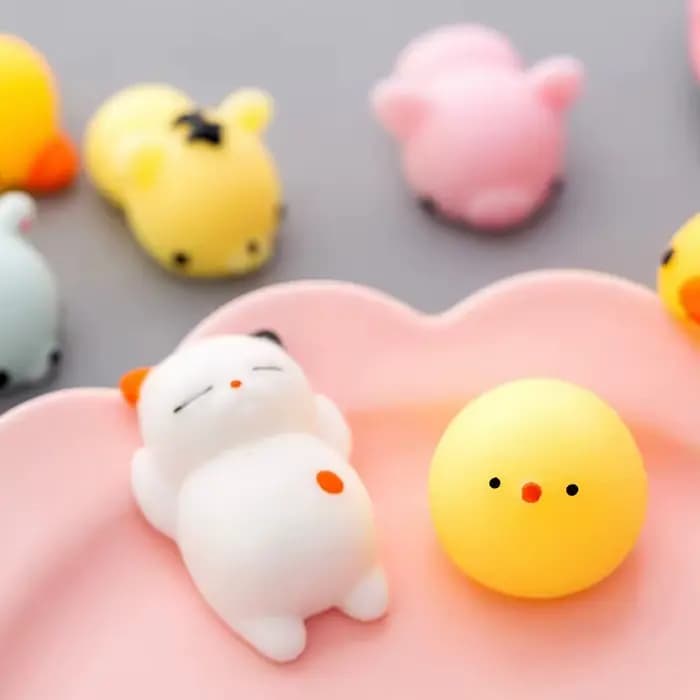 Jouets à presser chaton