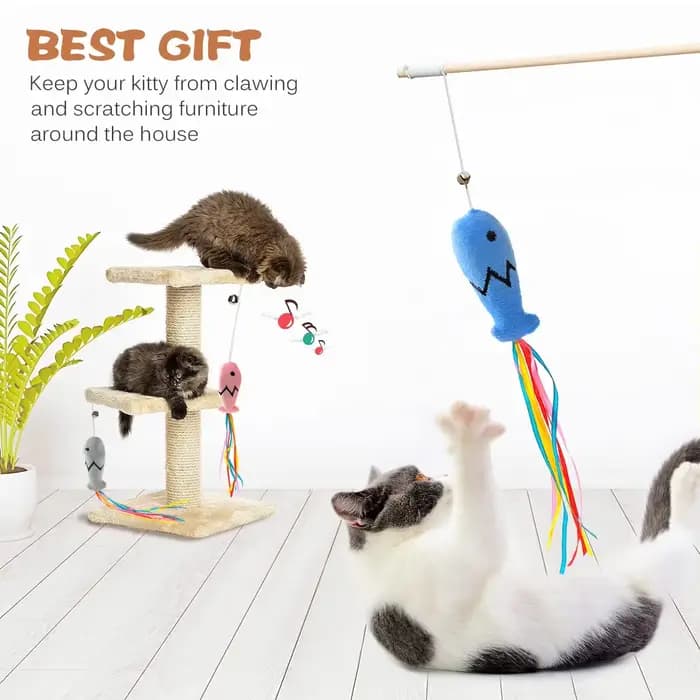 Jouet de baguette de chat de mode