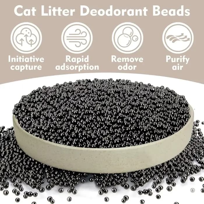 Perles désodorisantes pour litière pour chat