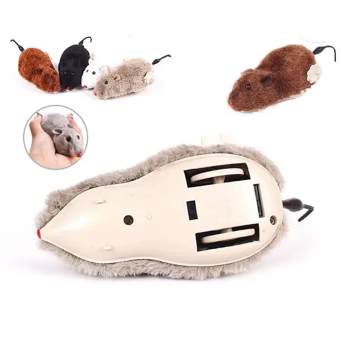 Souris en peluche réaliste et amusante