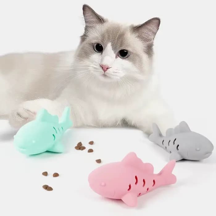 Jouet à mâcher interactif pour chat