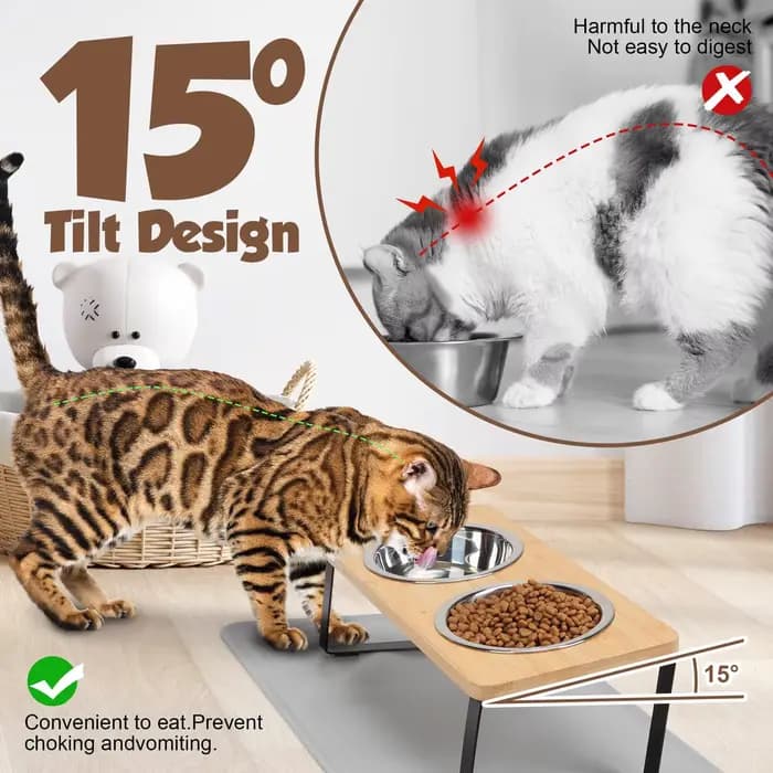 Bol surélevé pour chat
