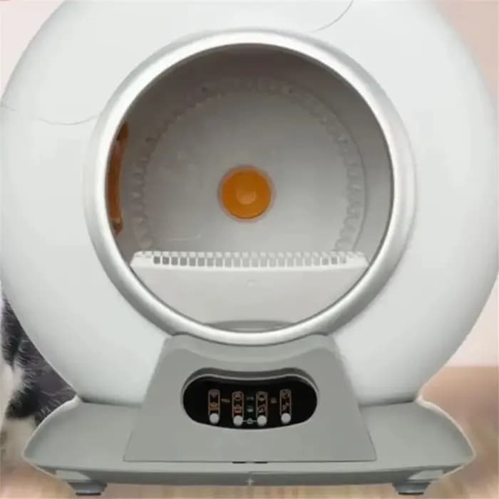 1 pièce Bac à litière automatique intelligent pour chat, Tapis de support inférieur pour toilette de chat, Accessoires pour bac à litière, Tapis pour bac à litière
