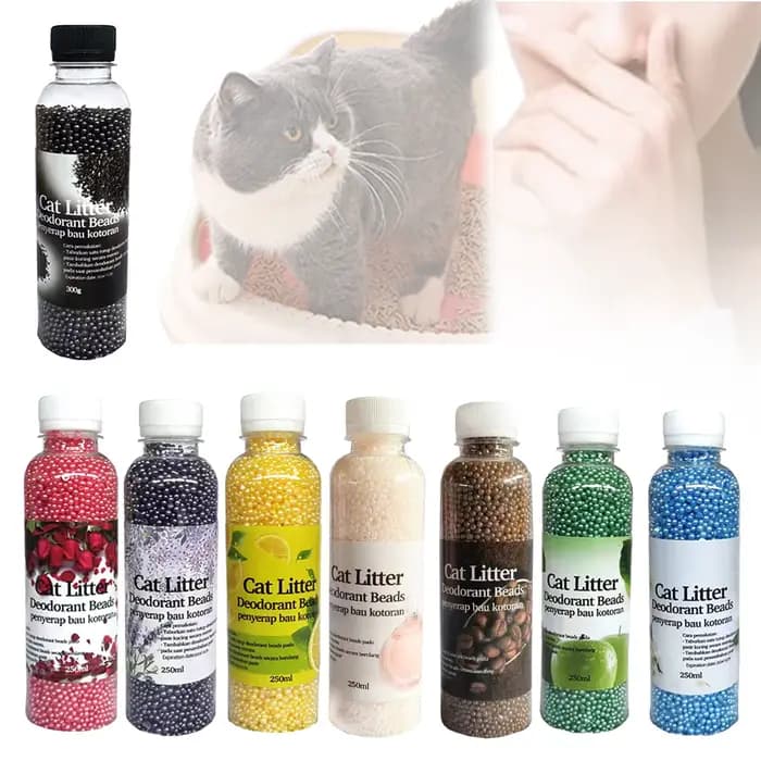Désodorisant pour litière pour chat