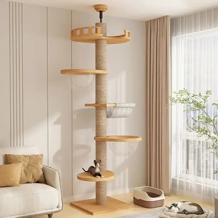Plancher d'arbre pour chats