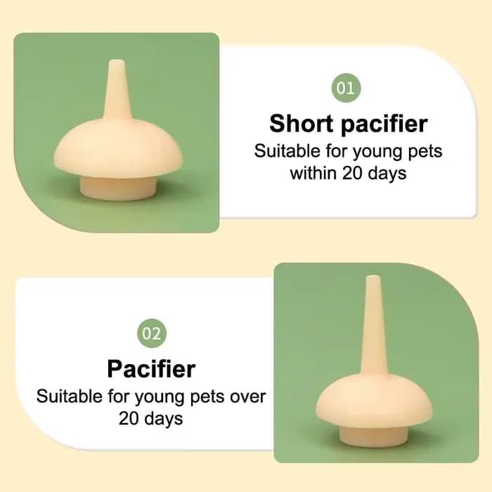 ●   Biberon d'alimentation pour chatons, distributeur de lait liquide à presser, biberon d'allaitement pour chiots, chiens, lapins, hamsters, chats nouveau-nés