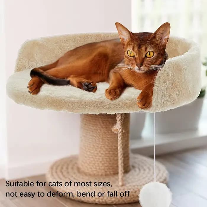 Plateforme de remplacement pour arbre à chat en peluche douce de 35 cm