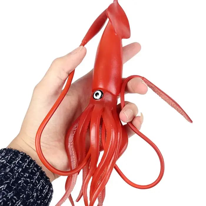 Nouveau modèle d'animaux marins Figurines jouet Simulation calmar poulpe crevette étoile de mer figurines d'action réalistes enfants jouet éducatif cadeau