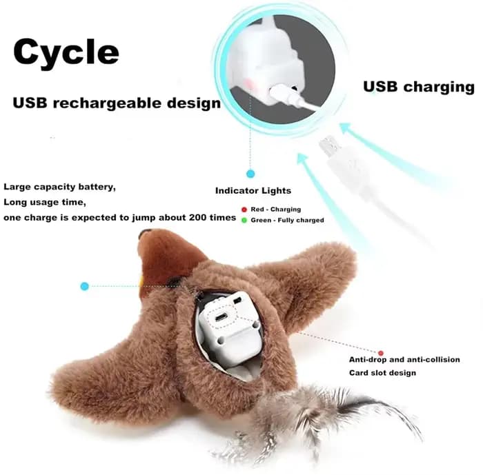 Jouet interactif pour chat