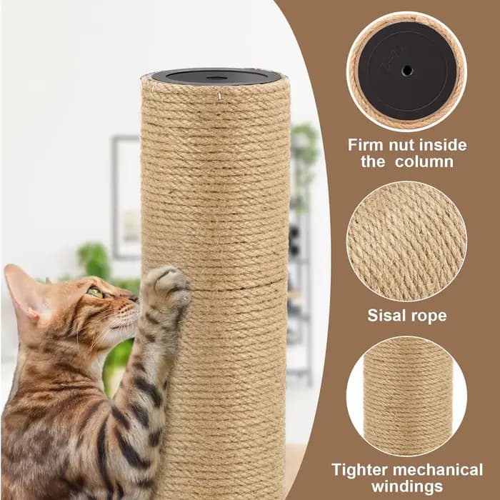 Poteau à gratter de remplacement pour chat