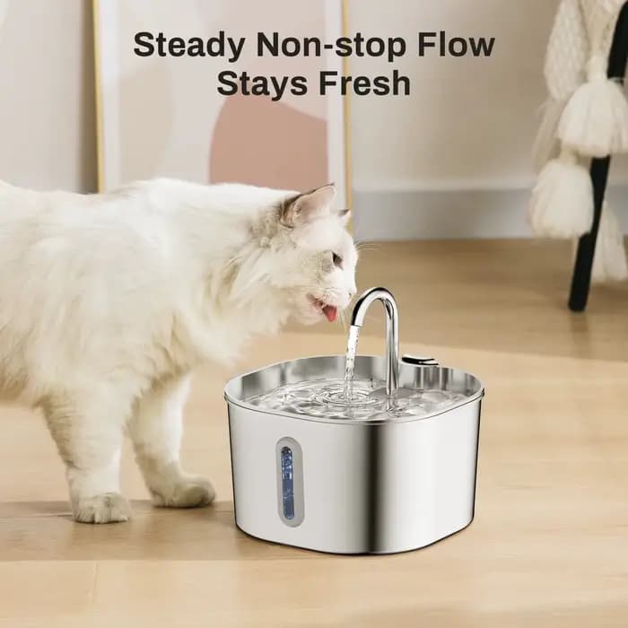 Fontaine d'eau automatique pour chat
