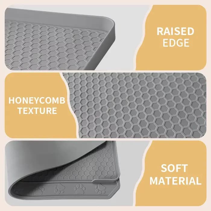 Tapis de litière en Silicone pour chat