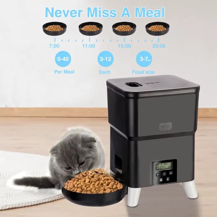 Distributeur automatique de nourriture pour chat 2L