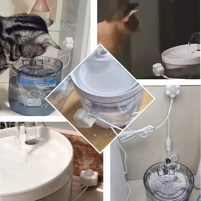Fontaine à eau intelligente pour chat avec capteur de mouvement