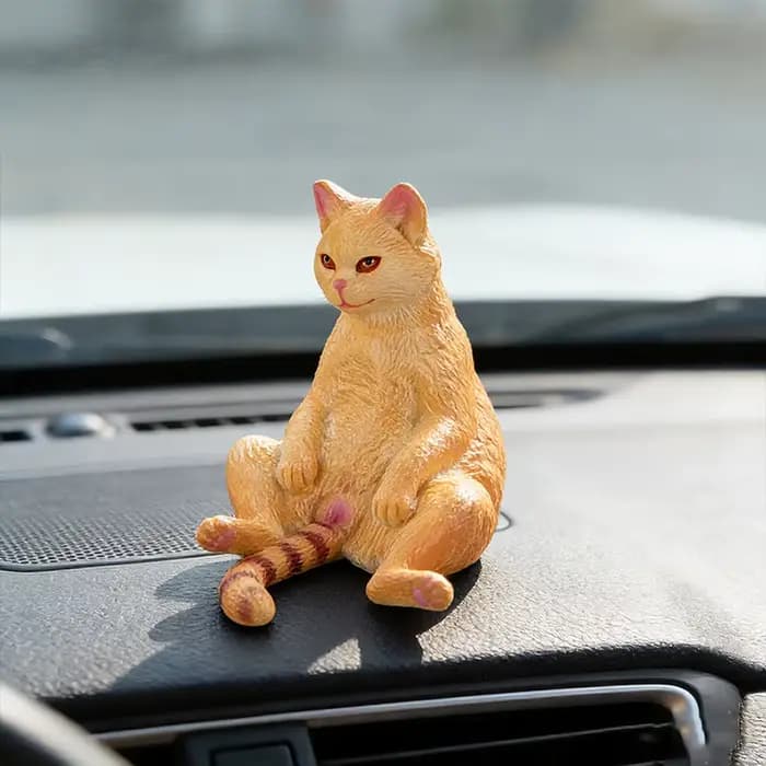 Oenux siamois Devon Rex Sphynx chat persan Kitty modèle Figurine d'action mignon décoration de la maison Collection enfants jouet cadeau