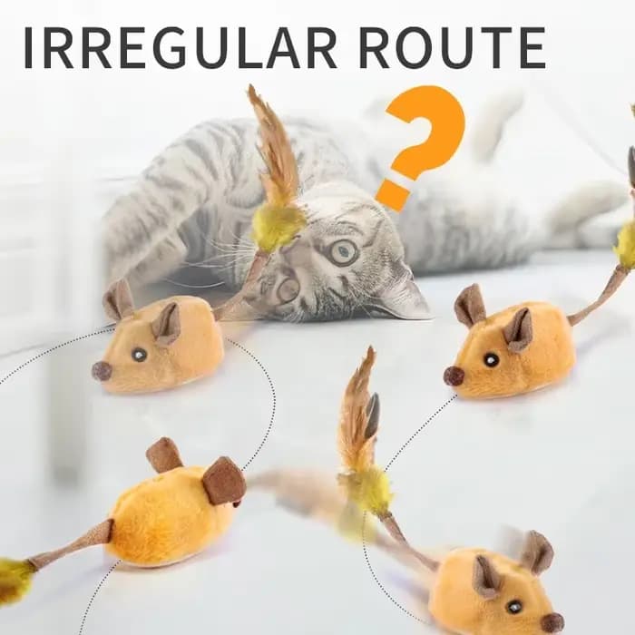 Souris de course intelligente pour chat