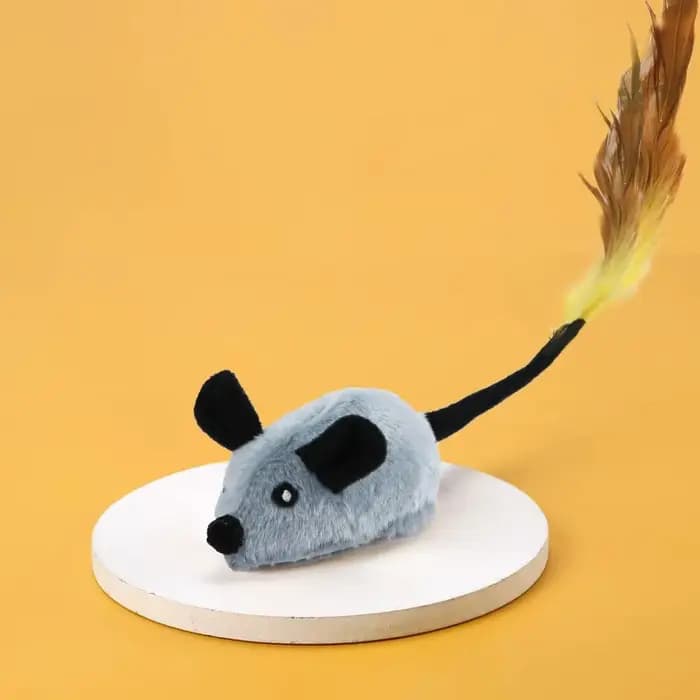 Souris de course intelligente pour chat, jouet interactif, mobile aléatoire, électrique, USB, Teaser, Simulation de souris, chaton, jouet en peluche auto-jeu