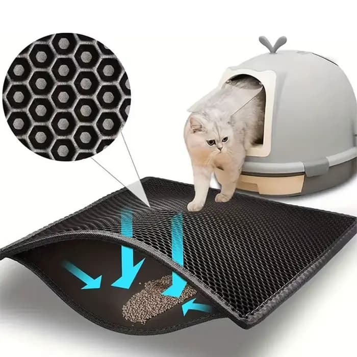 Litière imperméable pour chat