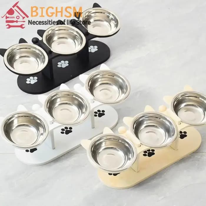 Bols pour chat plat surélevé