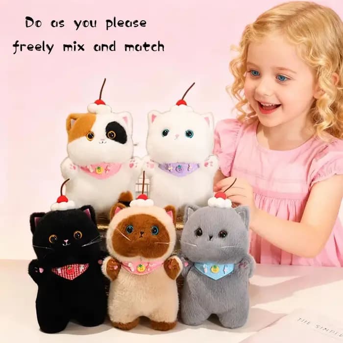 Jouet en peluche chaton mignon