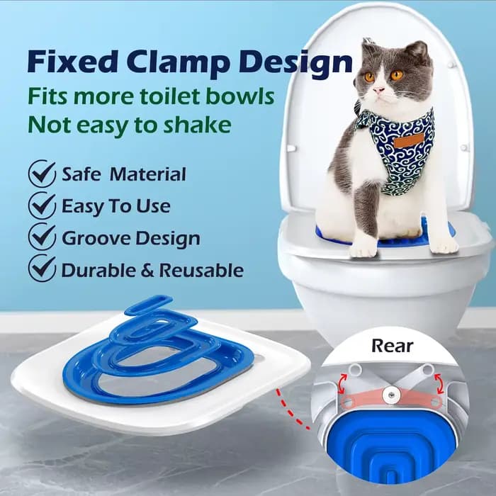 Entraîneur de toilettes pour chat